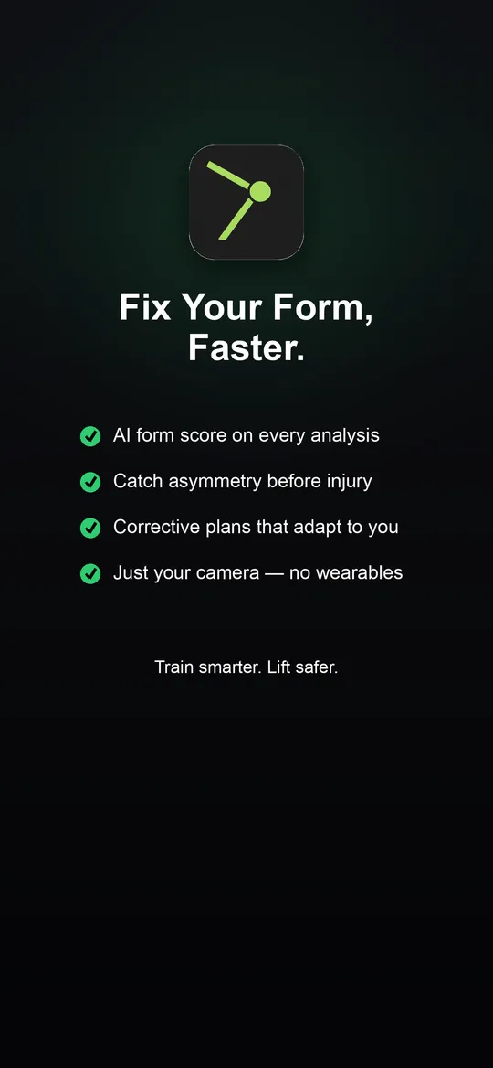 FormLens — fix your form, faster